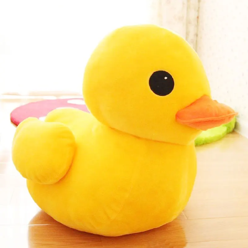 10 pçs 20 cmgigante pato amarelo pelúcia pato animais de pelúcia macio simulado patos boneca crianças presente da menina natal kawaii recheado pato plushie