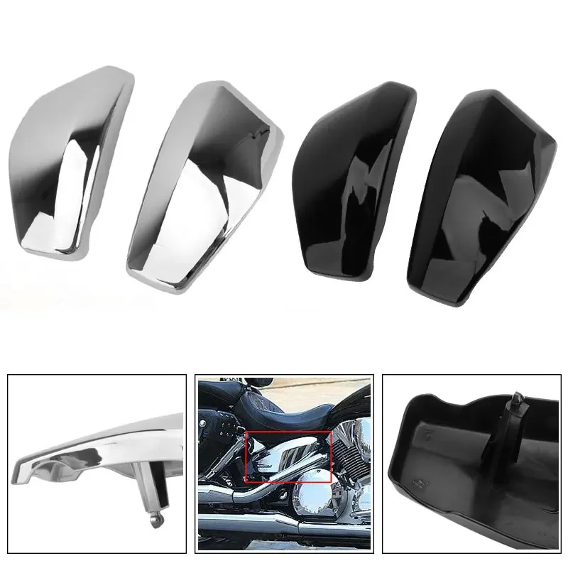 

1 Pair Motorcycle Left Right Side Fairing Battery Guard Cover For Honda VTX1300 VTX 1300 R/Retro S/Spoke C/Custom T/Tourer 03-09