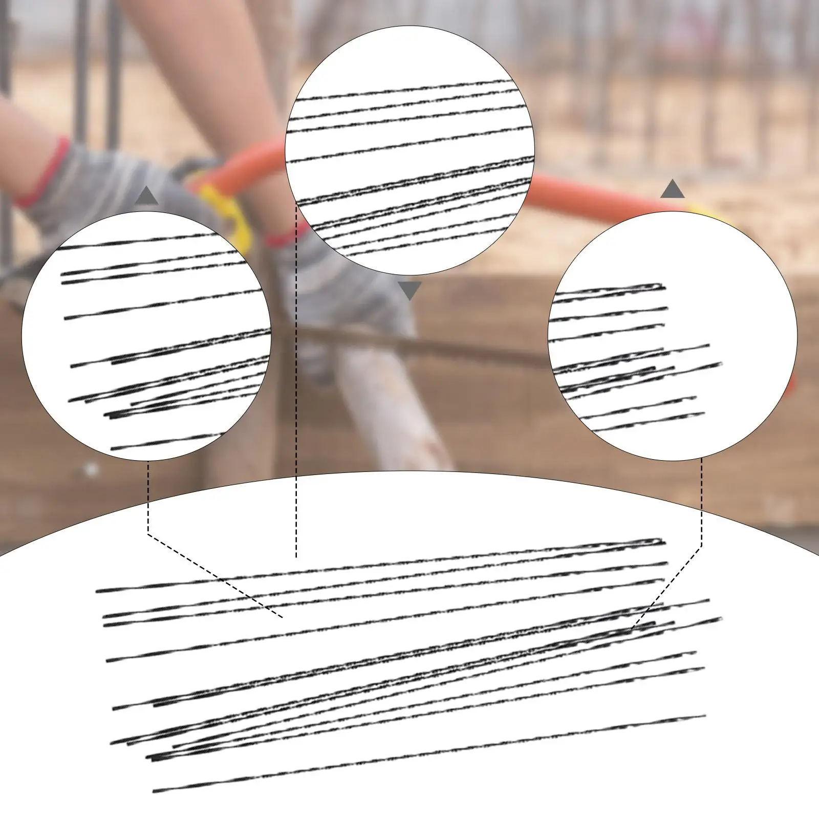 공예 톱질을 위한 12개 조각 스크롤 톱날 손 전문 탄소강