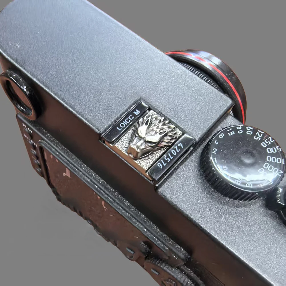 Handmade Metal Shutter Button Hot Shoe Cover Retro for Fuji XT4 XT5 XT50 XE4 XT30 Nikon Leica Q3 M11 Panasonic S9 Camera Phoenix