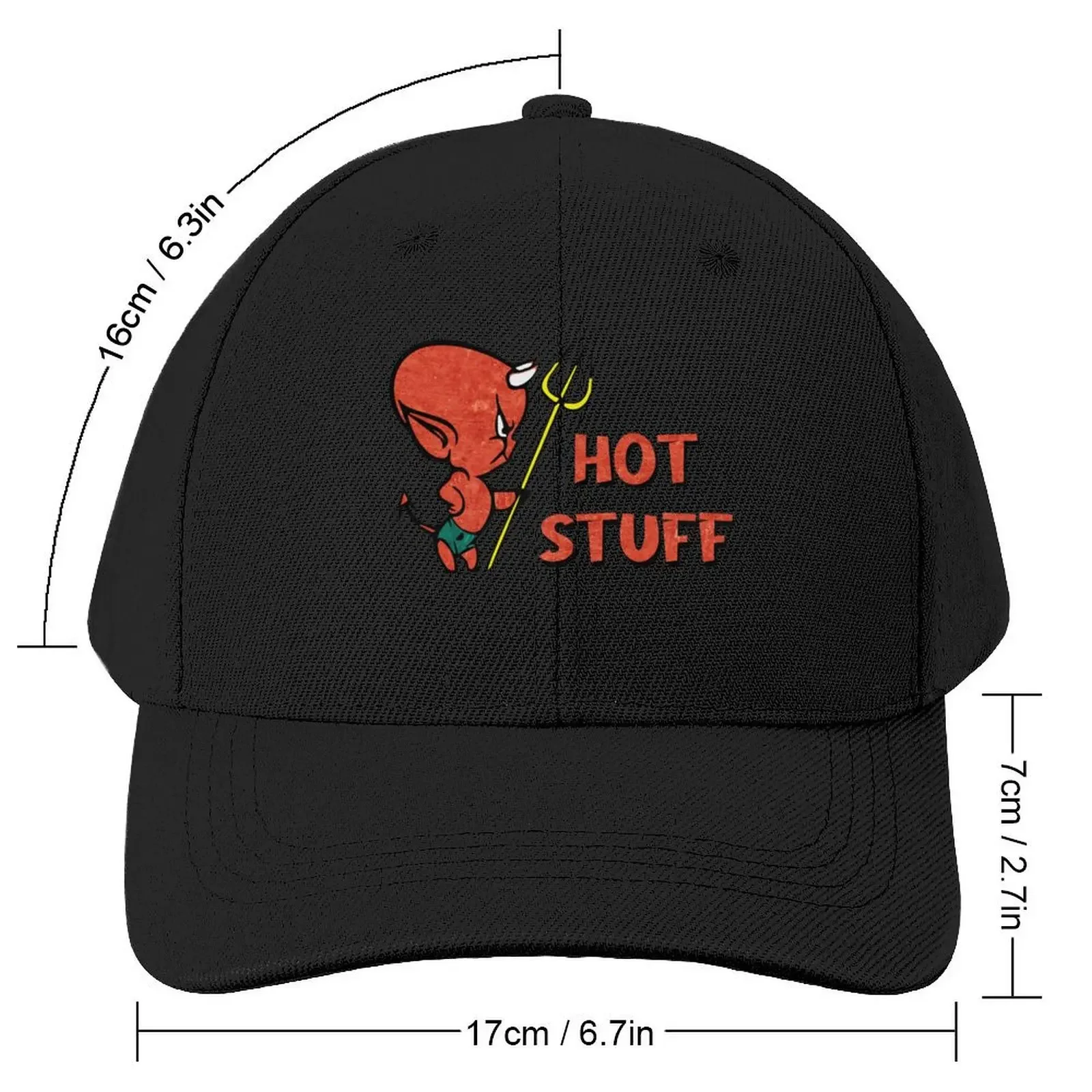 Hot Stuff Baby Devil Baseball Cap fashionable Beach Bag Female Men's