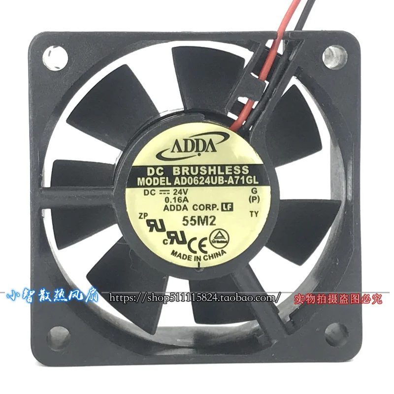 ORIGINAL AD0624UB-A71GL 24V 0.16A 6025 60*60*25mm NEW COOLING FAN RADIATOR