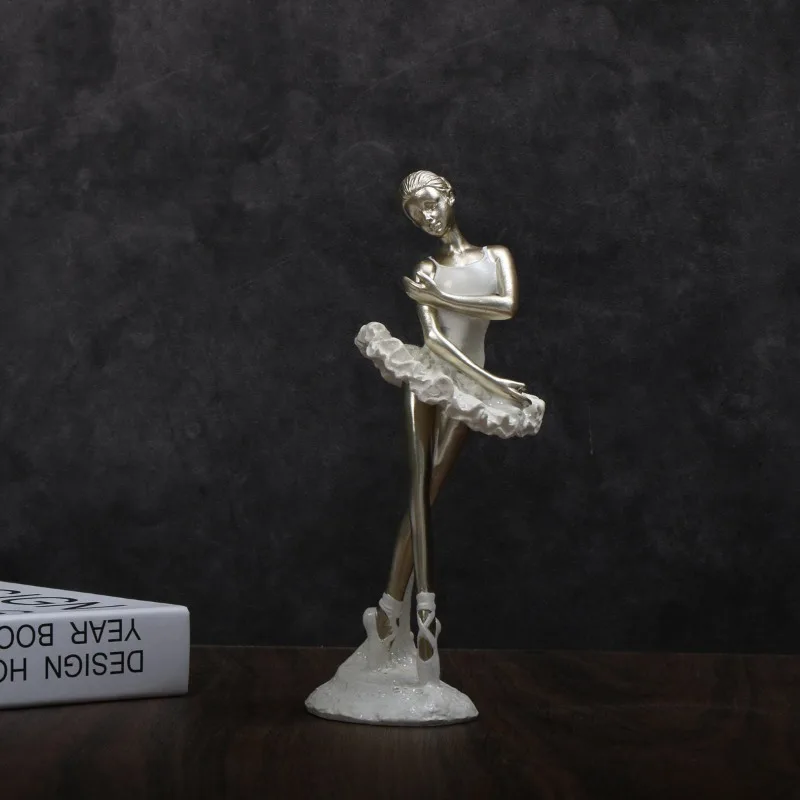 Handmade Ballet Dance Accessories, Nordic Style Abstract Art Sculptures, High-end Resin Crafts