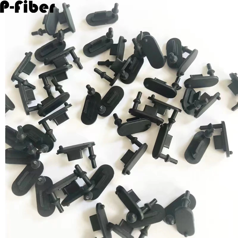 dust plug mini USB 100pcs silicone USB seat waterproof rubber cap 14.33*6.5 protective cover