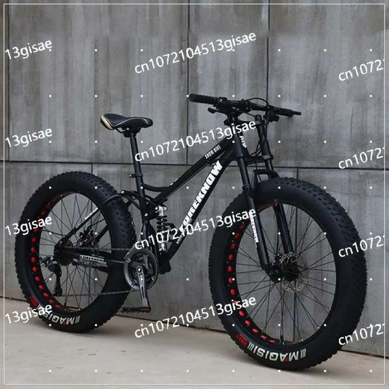 Adult Mountain Bike, Coarse Wheels, Variable Speed