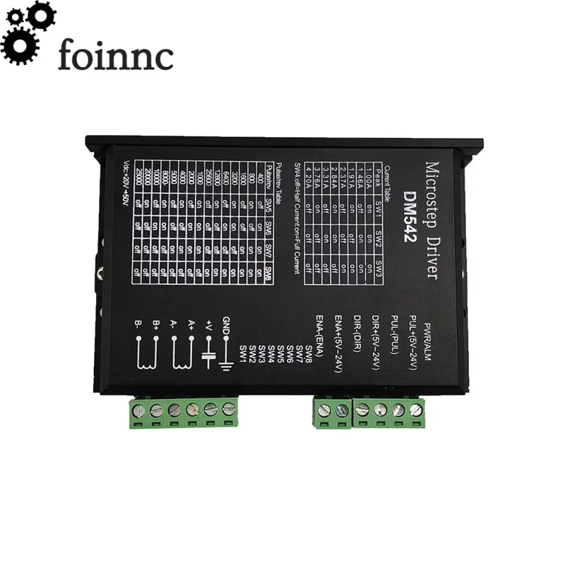 DM542 Controller Leadshine 2-Phase Digital Stepper Driver 18-48 VDC Max. 4.2A For 57 86 Series Motor.