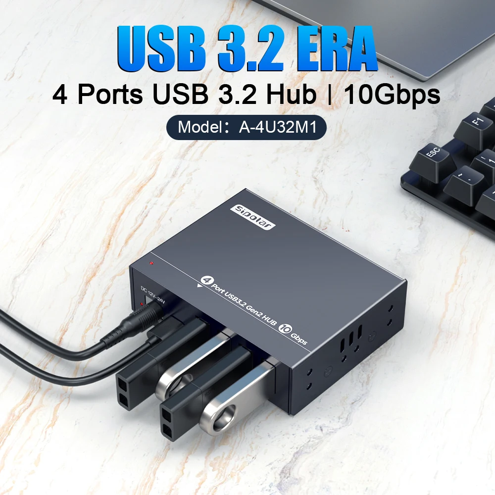 A-4U32M1 4포트 USB 3.0 허브 10Gbps - Usb Hub 리뷰 및 가격