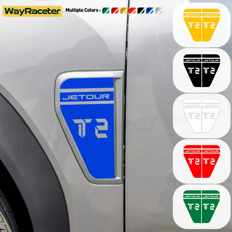 

Reflective Car Vinyl Decal Off Road Front Head Side Fender Wing Sticker For Chery Jetour Traveller T2 2024 2025 Accessories