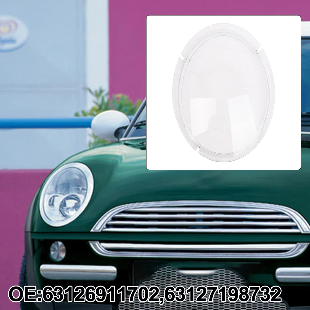 

For MINI R50 R52 R53 2001-2006 RIGHT Headlight Cover 63126911702 63127198732 PC Plastic Accessories For Vehicles