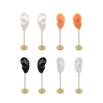 Durável brinco expositor rack de silicone macio jóias piercing ferramentas titular organizador vitrine manequim suporte decoração para casa