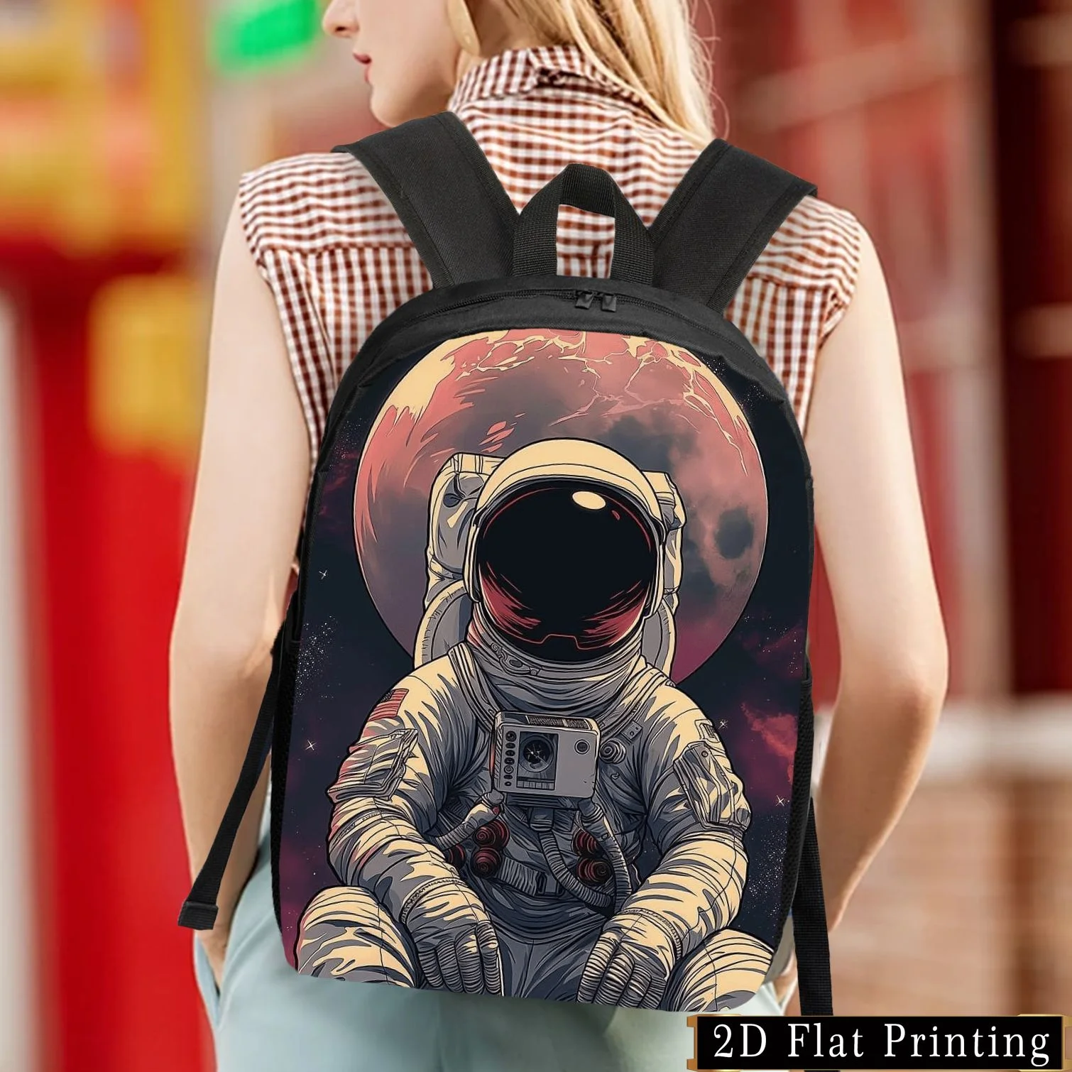 

Casual and stylish backpack, simple and personalized backpack. Creative design backpack for young people