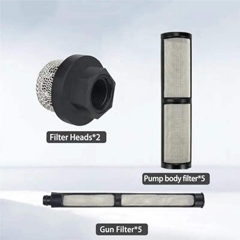 A84E-Airless Paint Sprayer Filters Screen Set Sprayer Filters Pump Manifold Strainer Suction Pipe Filter Sprayer Accessories