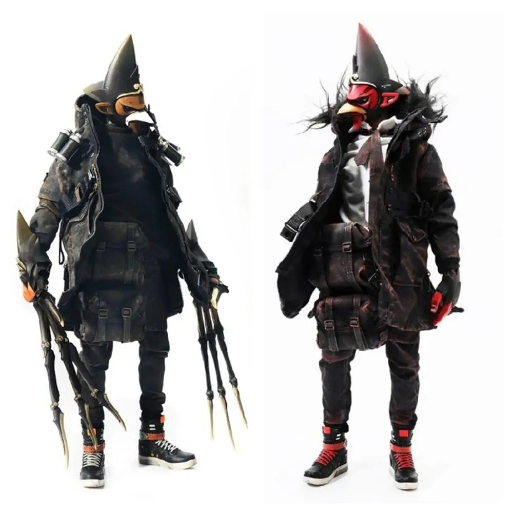 1/6Scale Shenniao Mechanical Fly Bird Mask Eagle Beak Model Set Soldier Collection Photography 12Inch Action Figure Body Doll