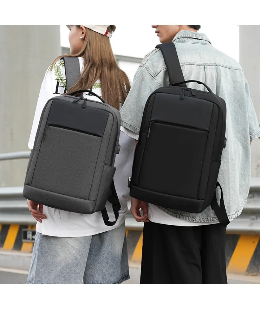 Business backpack men's new multi-purpose Oxford cloth laptop bag large capacity casual backpack waterproof