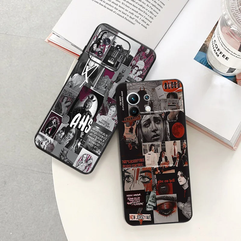 American Horror Story Phone Case For Redmi Note 12 5G K50 Ultra Xiaomi 13 Pro 12 Lite 12t 12s 12x 12c X5 Camera Protective Cover