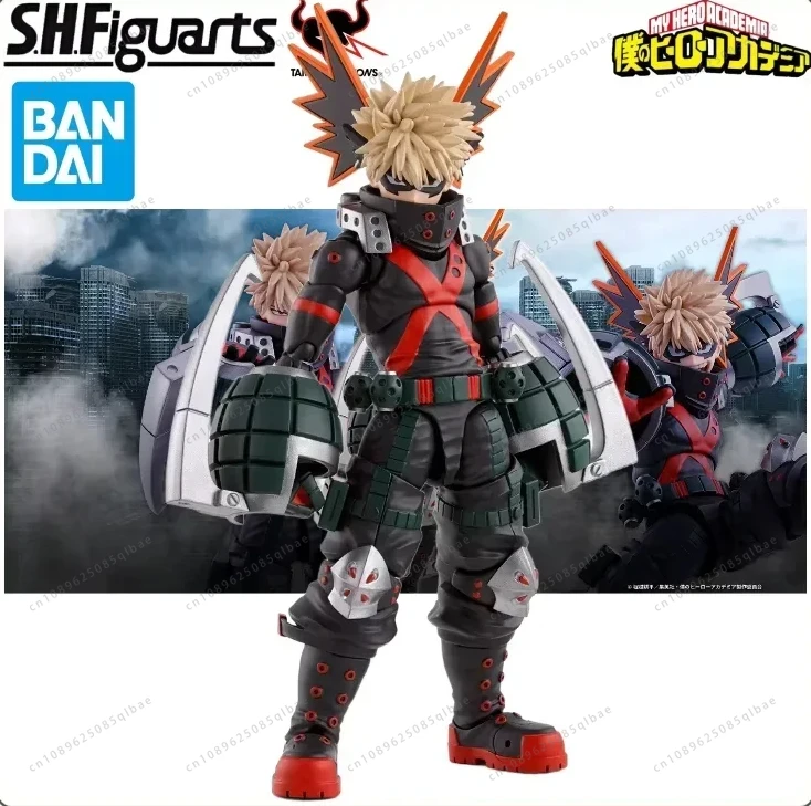 Bandai S.H.Figuarts SHF My Hero Academia Bakugo Katsuki Midoriya Izuku PVC Anime Action Figure Role Model Toy