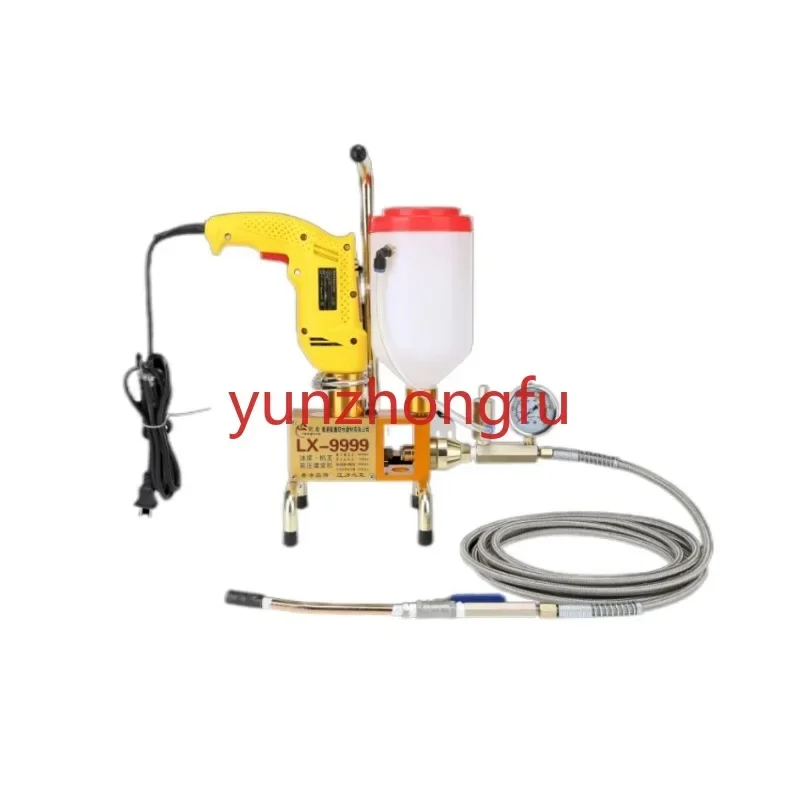 

Steel Hose Concrete Repair Crack 999 910W 2.6L/Min Epoxy Injection Pump / Polyurethane Foam Grouting Machine