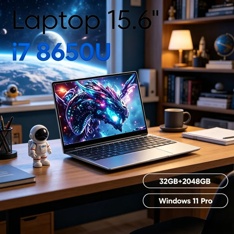 

Ingenious 2026 Luxurious Ultra Contoured 15.6" Laptop Intel Core I7 8650U Windows 11 Pro 32GB RAM 2TB M.2 SSD Indispensable