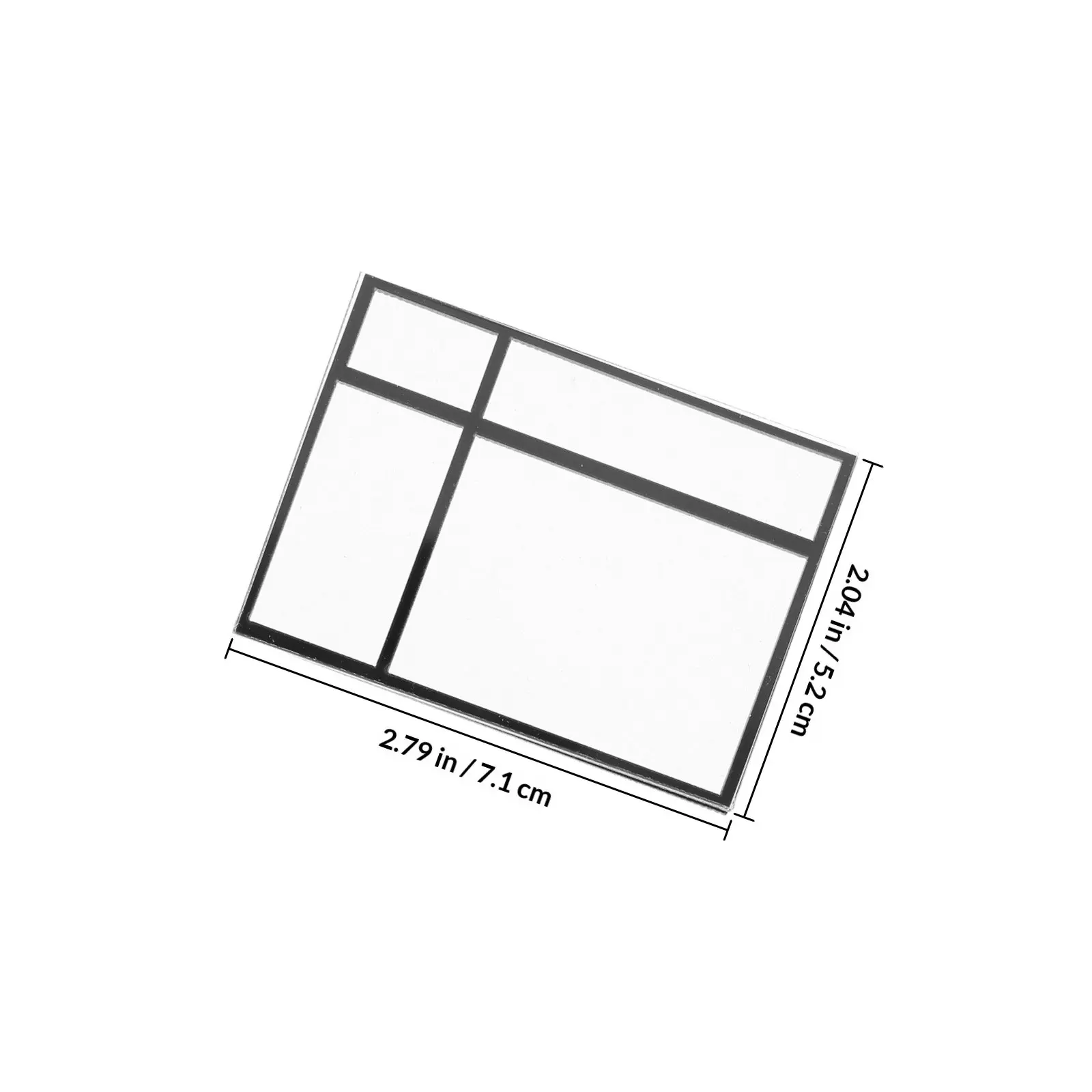 2 Stück Mini-Hausfenster, handgefertigter Holzrahmen, realistische Simulationsfenster für DIY-Dioramen und Mikrolandschaftsornamente