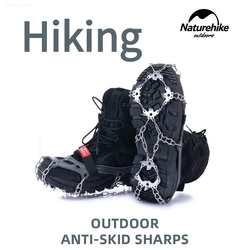 Naturehike Outdoor 13/19 Zahn Steigeisen Rutschfeste Schuhabdeckung Edelstahl Spike Kette Schneeklaue Winterkletterzubehör