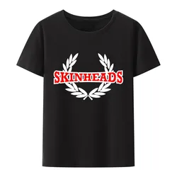 Skinhead Laurel Man T Shirt Oi Ska Skins Scooters Punks Rudeboys Spirit of Tops Unisex Loose Breathable Graphic Tees Streetwear