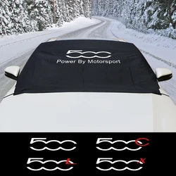 Car Windshield Protector Snow Ice Dust Block Sun Shade For Fiat 500 500C 2012 500X 500L Abarth Waterproof Cover Auto Accessories