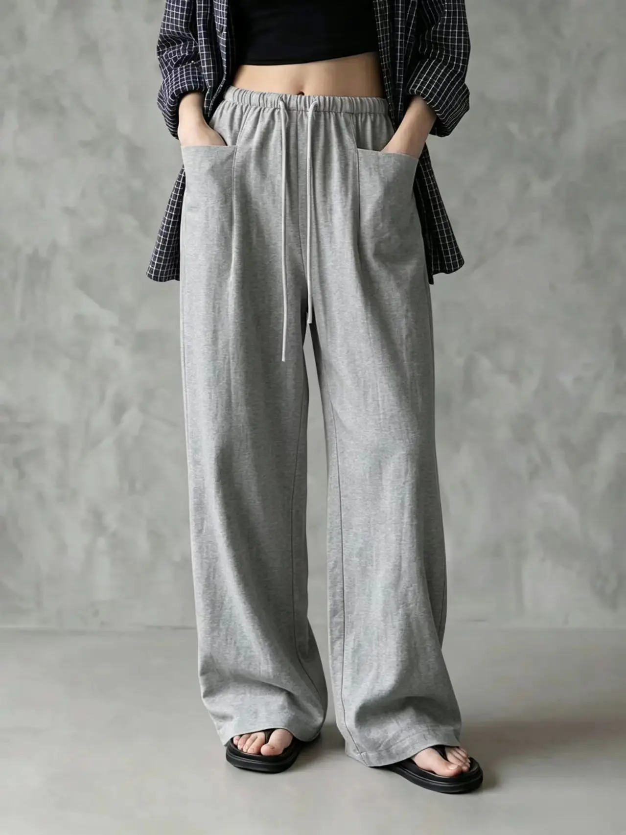 Womens Spring Summer Pants Cotton Linen Solid Elastic Waist Candy Colors Harem Trousers Casual Female Pants