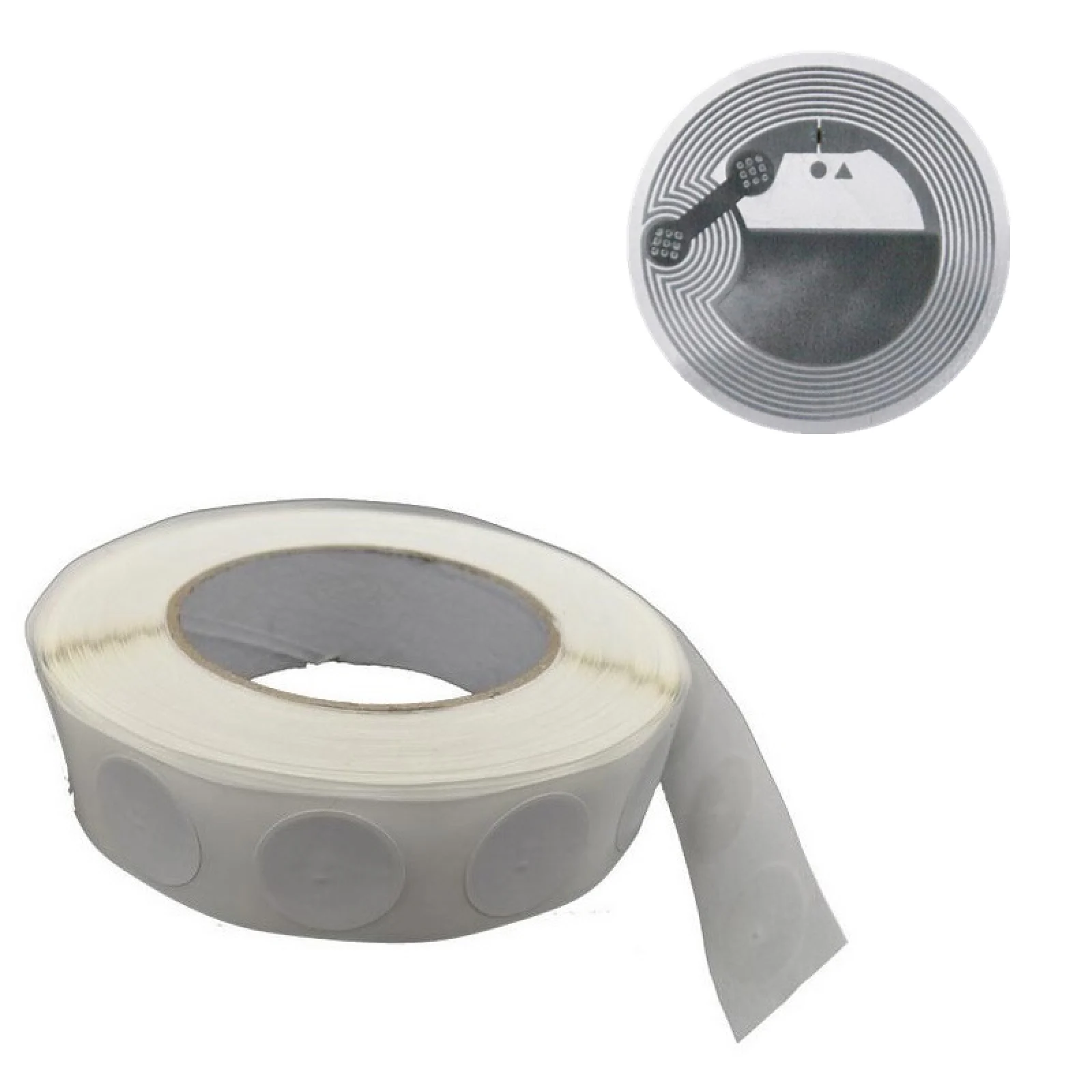 100 unids/lote etiqueta adhesiva NFC 13,56 MHz ISO14443A 213 pegatinas etiqueta Universal Ntag213 RFID para todos los teléfonos habilitados para NFC