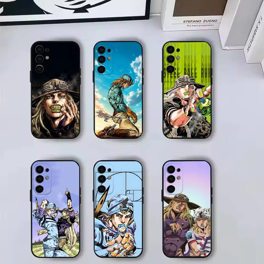 JOJO G-Gyro Z-Zeppeli  Phone Case For Samsung S25,S24,S21,S22,S23,S30,Ultra,S20,Plus,Fe,Lite,Note,10,Black Cover