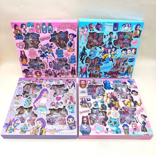 Imagen 2 del producto 100 unids/set de pegatinas decorativas de dibujos animados de cazadores de demonios, Rumi Mira Zoey, guitarra, cuaderno, equipaje, bricolaje, regalos impermeables para niños