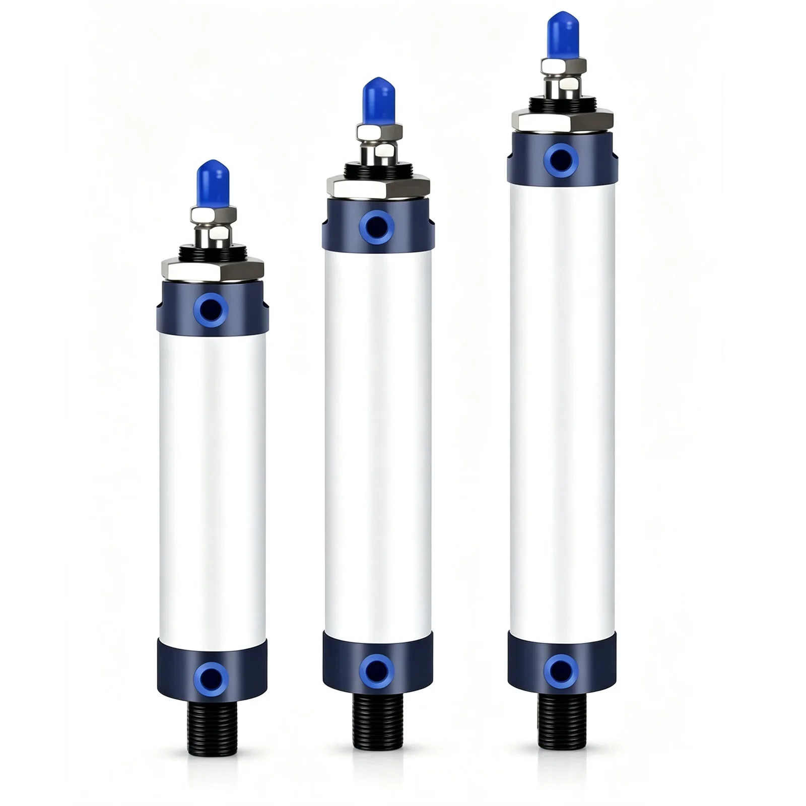 MAL Series Mini Round Pneumatic Air Cylinder Aluminum Alloy Small Pneumatic Cylinder Automation Component