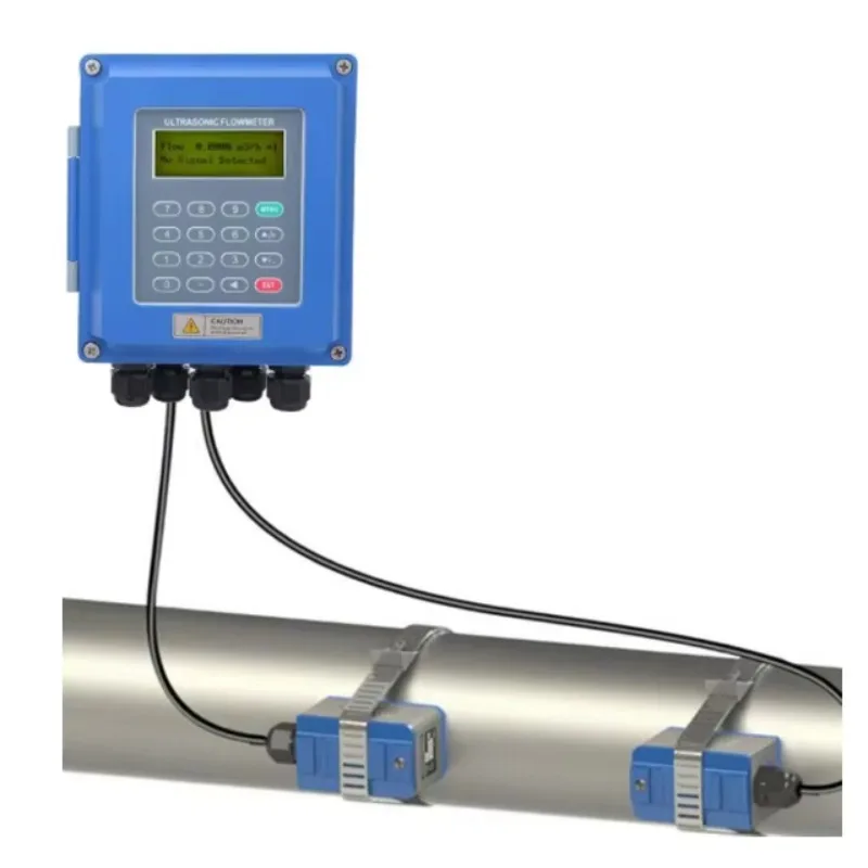 T-Measurement Tuf-2000b Зажим на ультразвуковом цифровом расходомерении воды Расходомер воды Dn3000