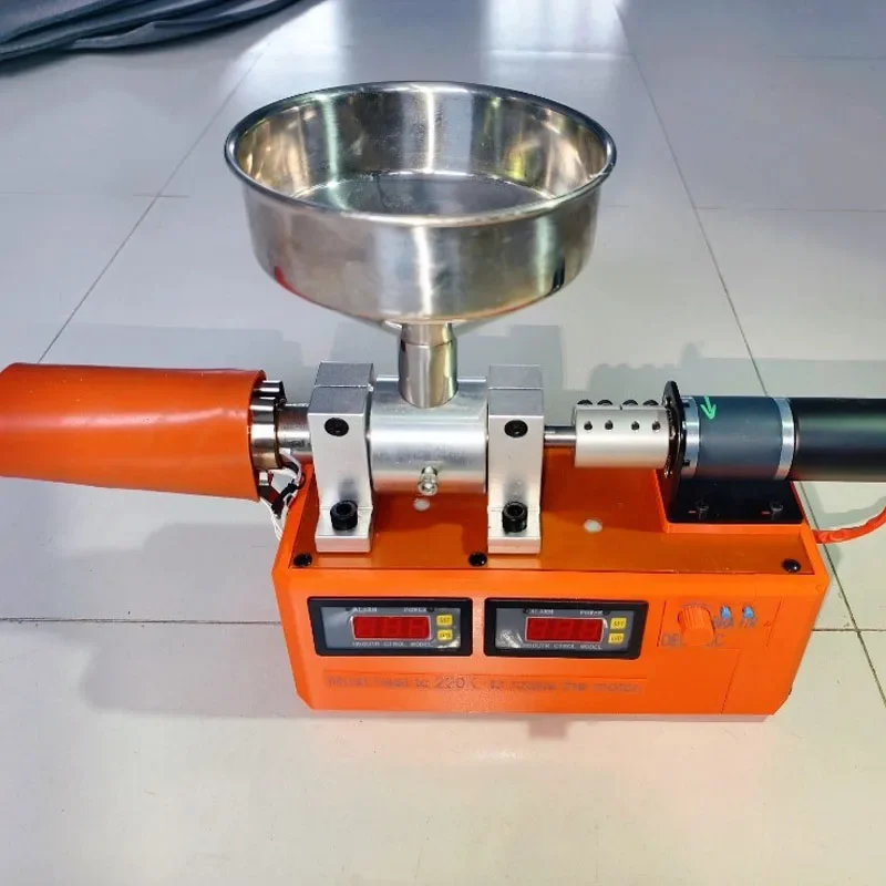 

Desktop Mini 3D Printer Filament Extruder Machine, 1.75mm/2.3mm Plastic Filament Making Extruder with Dual Temperature Control