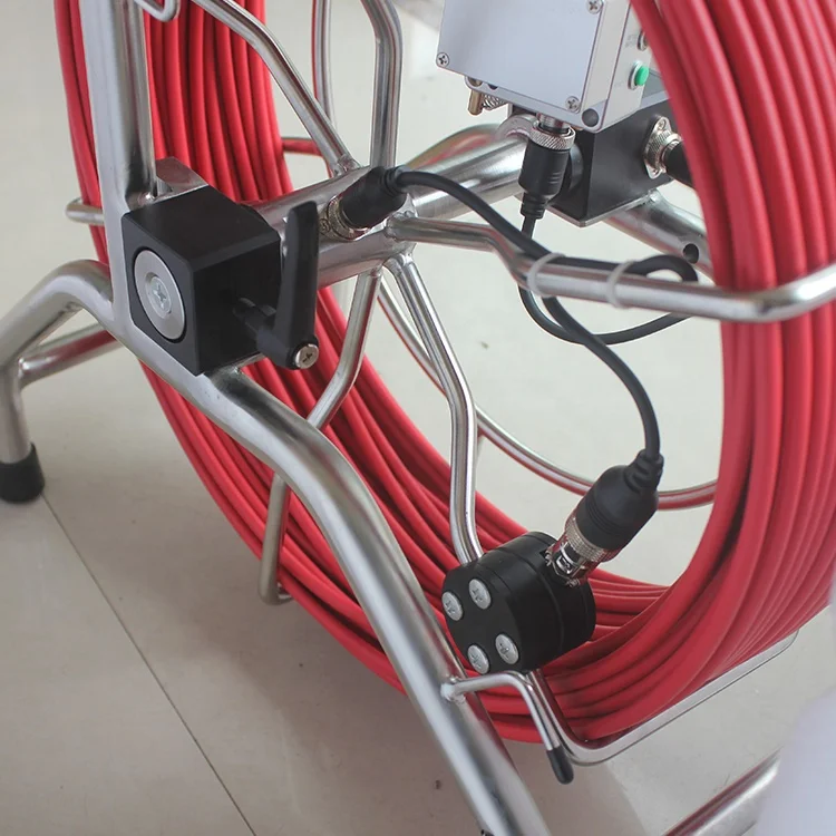 Factory Manufacturing Color Lcd Super Flexible Cable Endoscope Waterproof Pipeline Inspection Camera