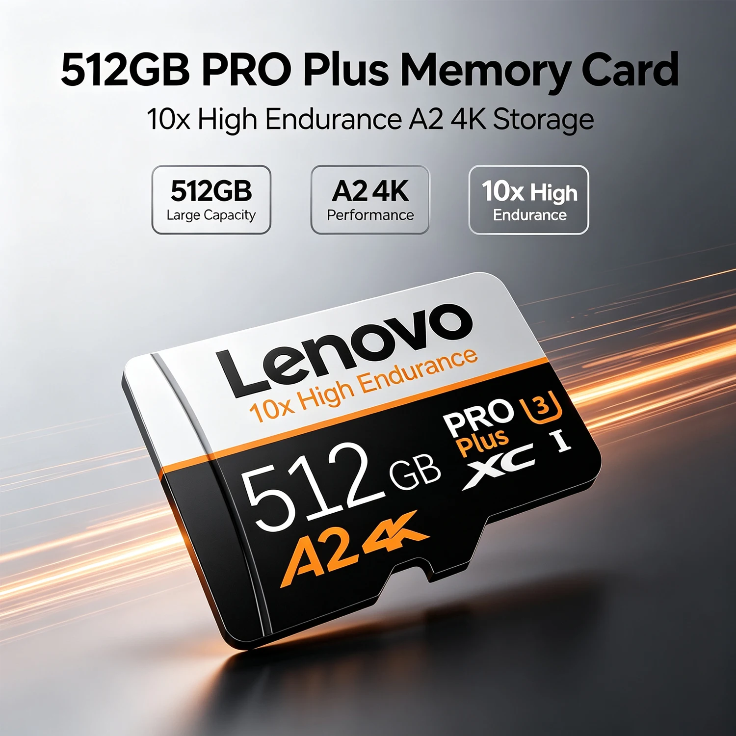 Lenovo SD Card Memory Card 1TB High Speed Flash Cards 4K Full HD Video Micro SD Card 128GB 256GB 512GB For Xiaomi Camera PC