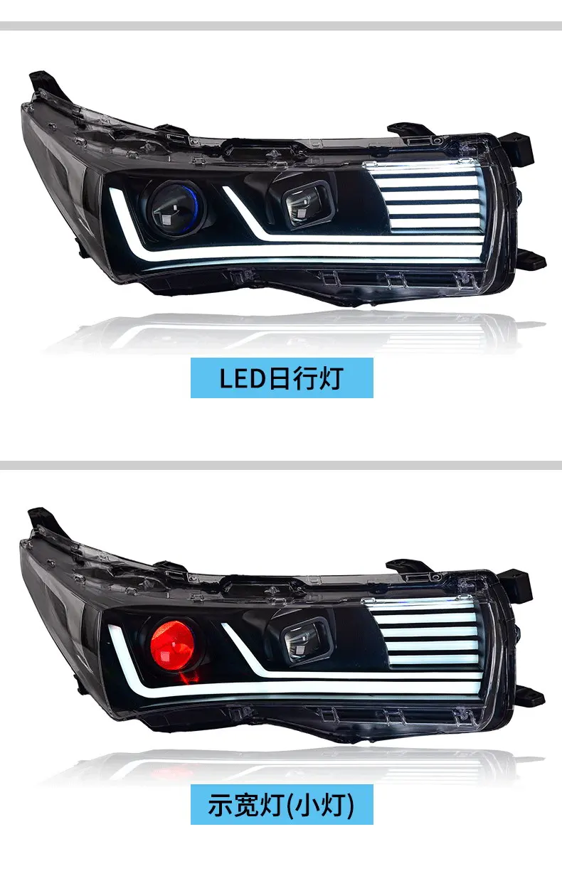 car styling head lamp for Toyota corolla headlight altis 2014~2016y ALL IN LED DRL corolla daytime running light head light