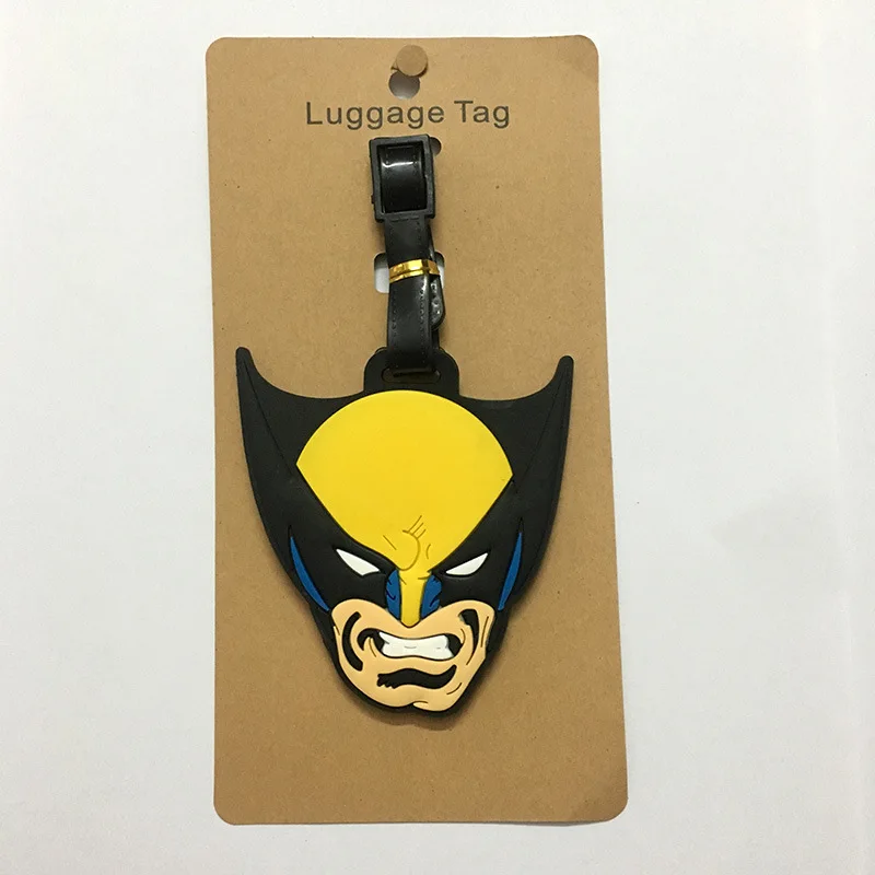 Deadpool & Wolverine Luggage Tag New Marvels Anime Suitcase Name ID Addres Holder Baggage Boarding Tags Travel Accessory Gift