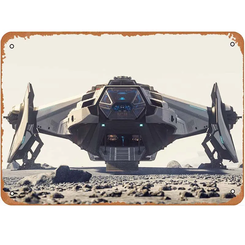 

The Classic Arcade Video Game Poster Metal Tin Sign Anvil Carrack Star Citizen Wall Art Decor Tin Sign room decor metal plate