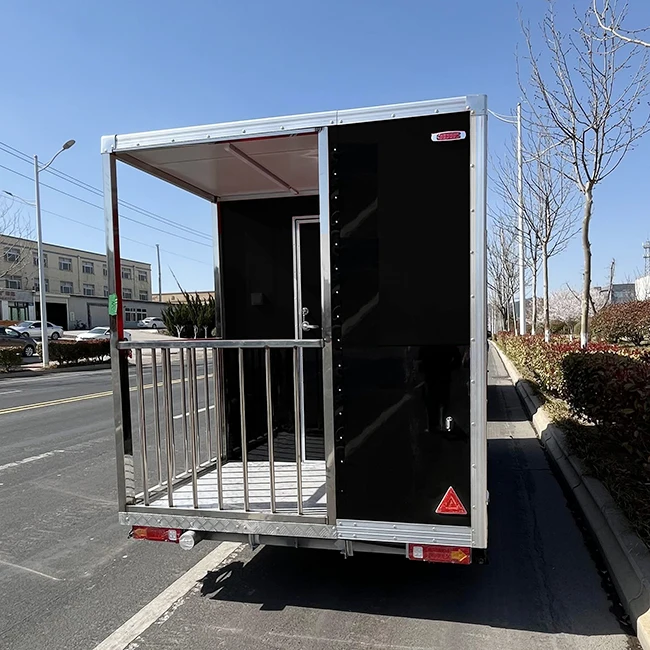 Espresso Coffee Shop Candy Vending Sell Fast Street Food Mobile Cart Trailer for Sale
