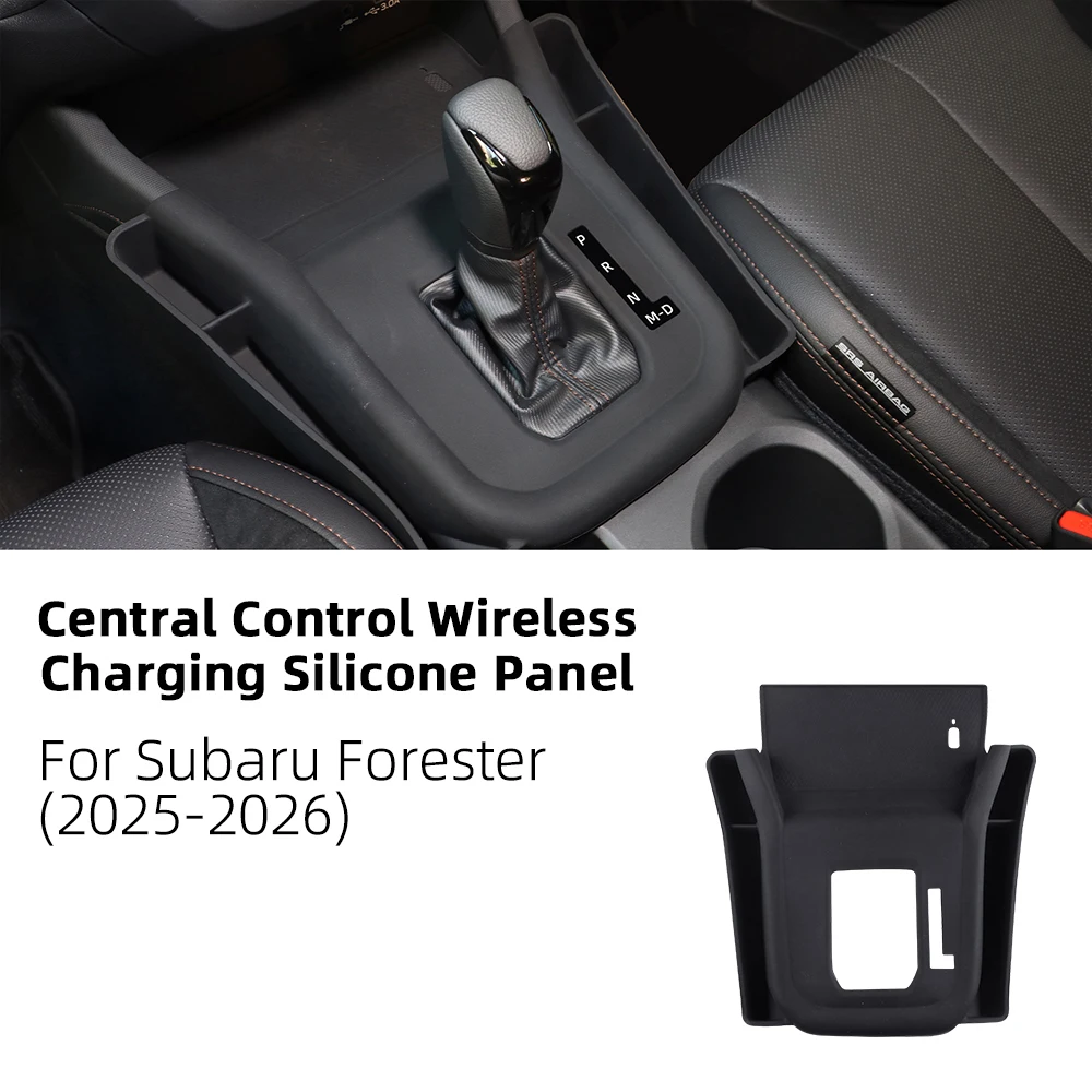 

For Subaru Forester 2025 2026 RHD JDM Car Silicone Central Control Gear Shift Panel With Storage Box Trim Cover Accessories
