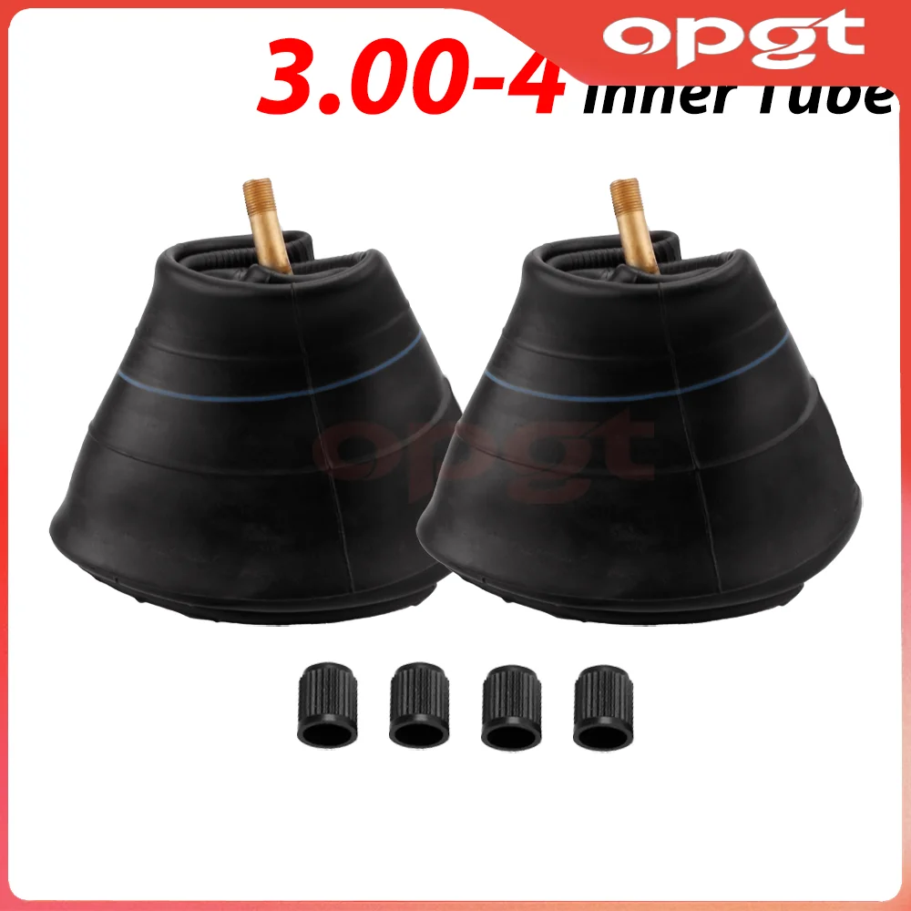 OPGT 3.00-4 260x85 Inner Tube with TR87 Angled Valve Stem for Wheelbarrow Pocket Rocket Chopper Mobility Electric Scooter ATV Go