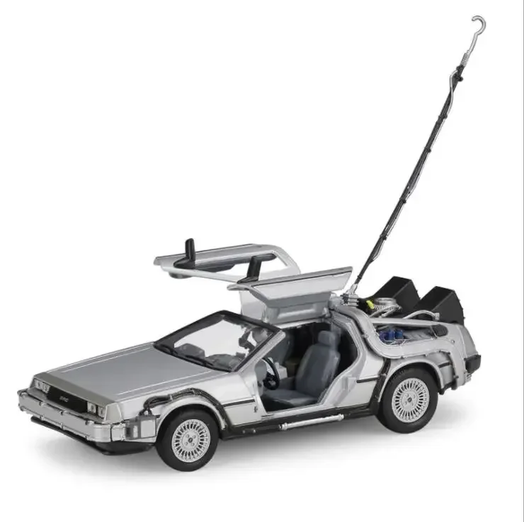 Welly 1:24 1:24 Back to future I II III Time machine Delorean Diecast Car model Metal,Plastic,Rubber