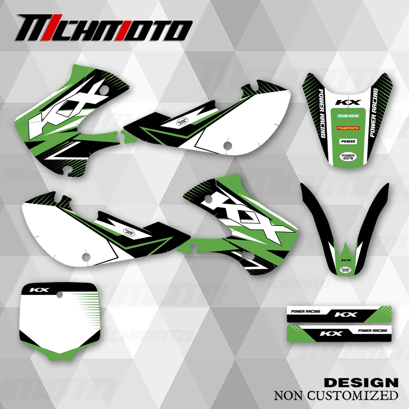 

MCHMFG New Style Graphics Decals Stickers Kits For KAWASAKI KX65 2000 2001 2002 2003 2004 2005 2006 2007 2008 2009 2010-2020