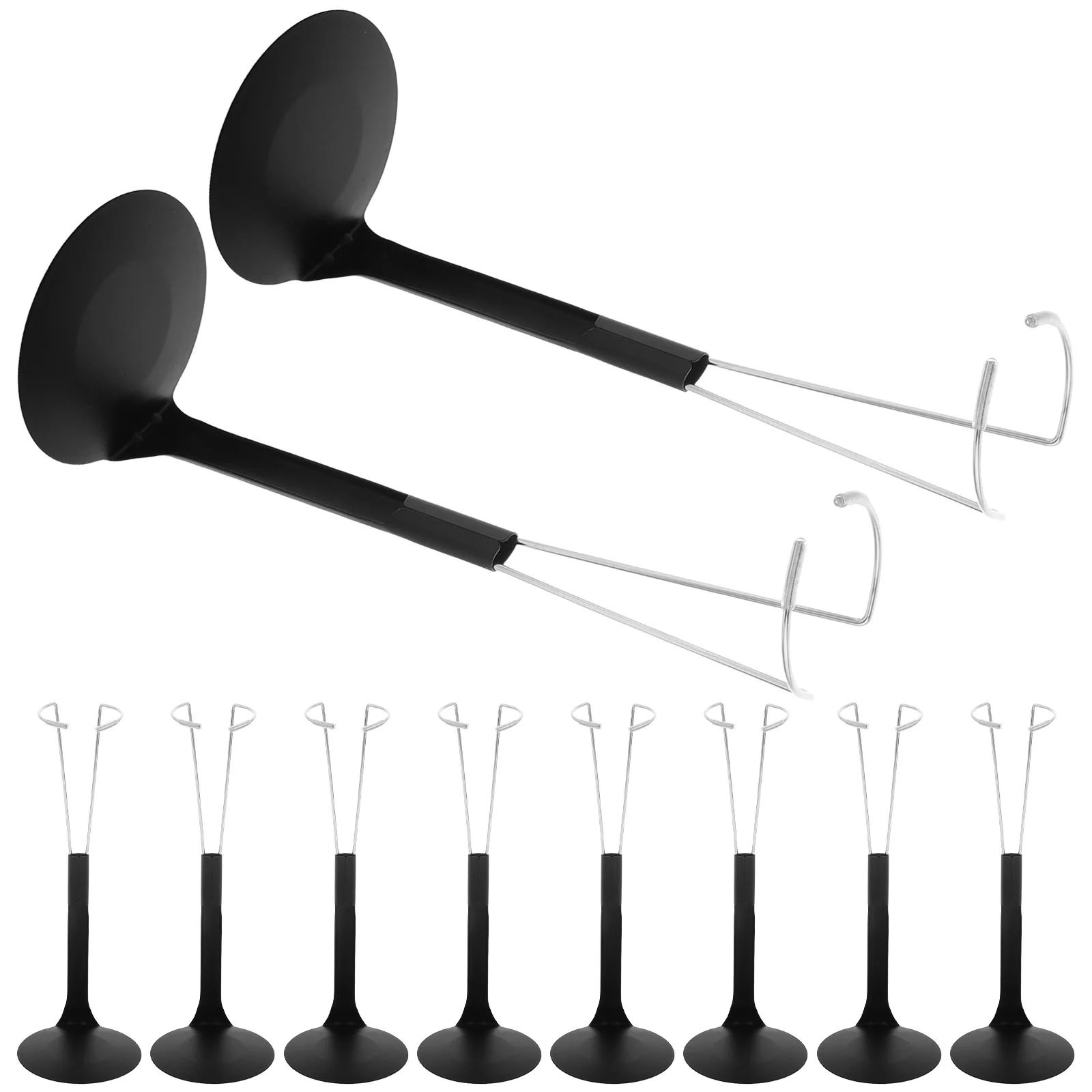 

10Pcs Metal Action Figure Stands Adjustable Height Display Rack Support Portable Lightweight Travel Exhibitions