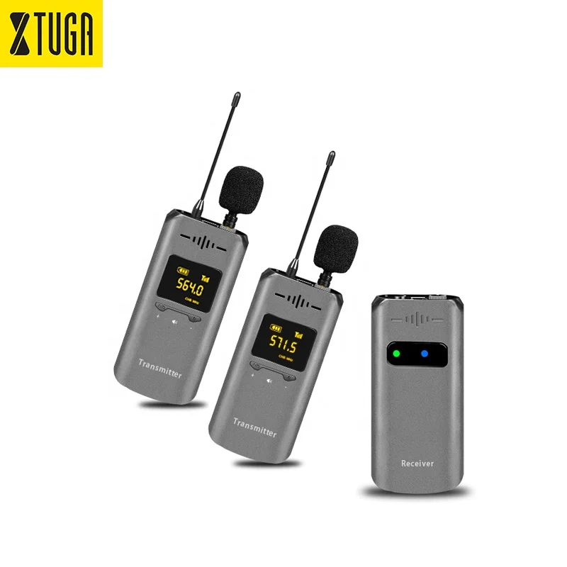 Microfono wireless TLF Xtuga Lavalier per smartphone e DSLR