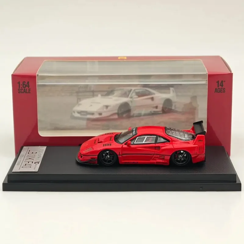 

SW 1:64 F40 LBWK Модифицированная модель автомобиля из литого под давлением сплава с широким кузовом, игрушка для мальчиков, детский подарок, коллекционное украшение для взрослых.