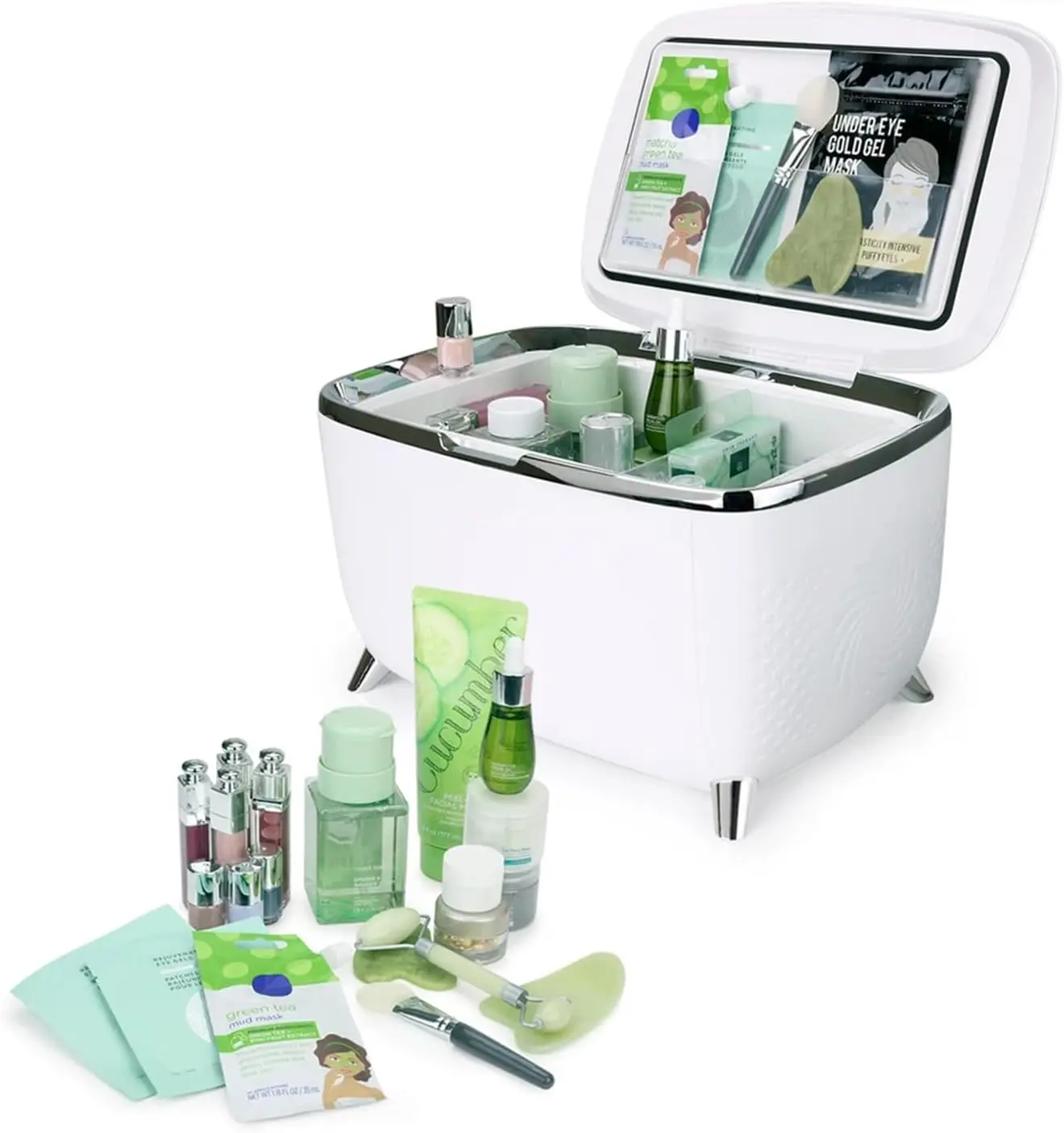 

6.2L SkinCare Fridge, Cosmetic Mini Fridge, Low Noise Small Refrigerator for Beauty Products, Beverage, , Bedroom