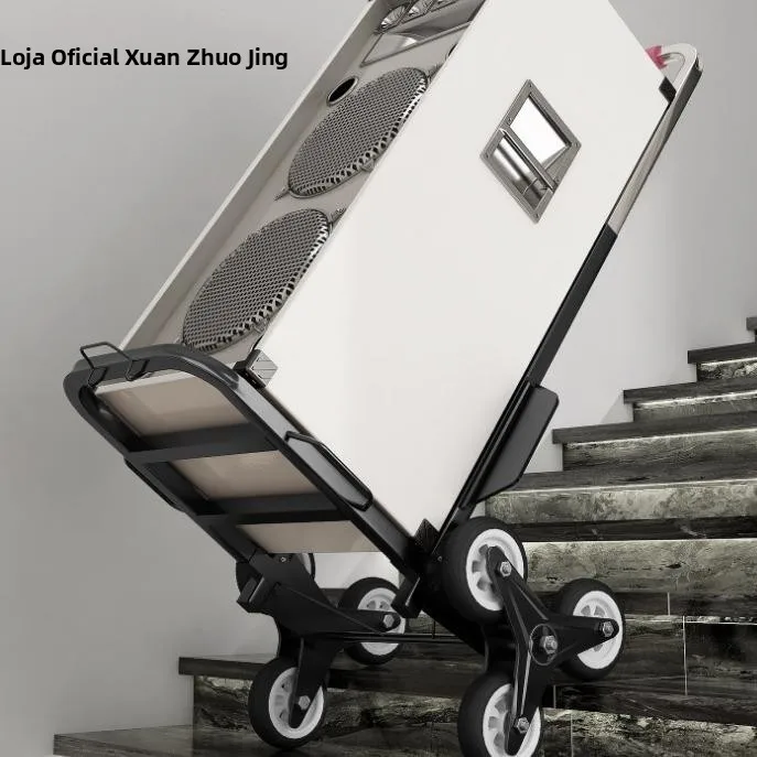 portable-non-stair-climbing-hand-pulled-cart-home-moving-vehicle-iron-material-foldable-design-for-up-and-downstairs