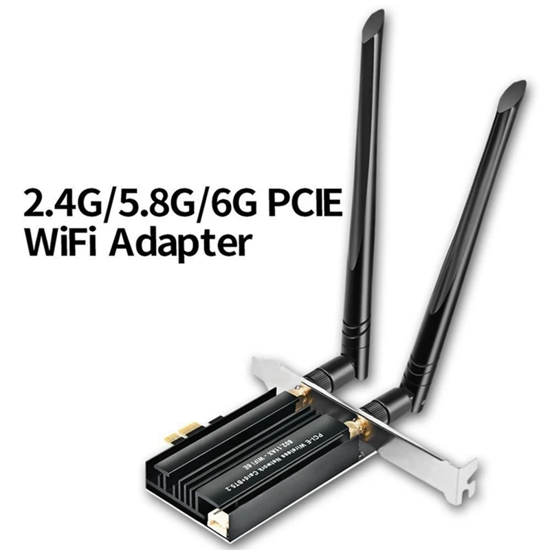 Antena Wifi6e de 3000Mbps, 2,4G, 5G, 6Ghz, Bluetooth 5,2, USB 3,0, adaptador LAN inalámbrico de tres bandas, receptor Wifi para ordenador de sobremesa y portátil