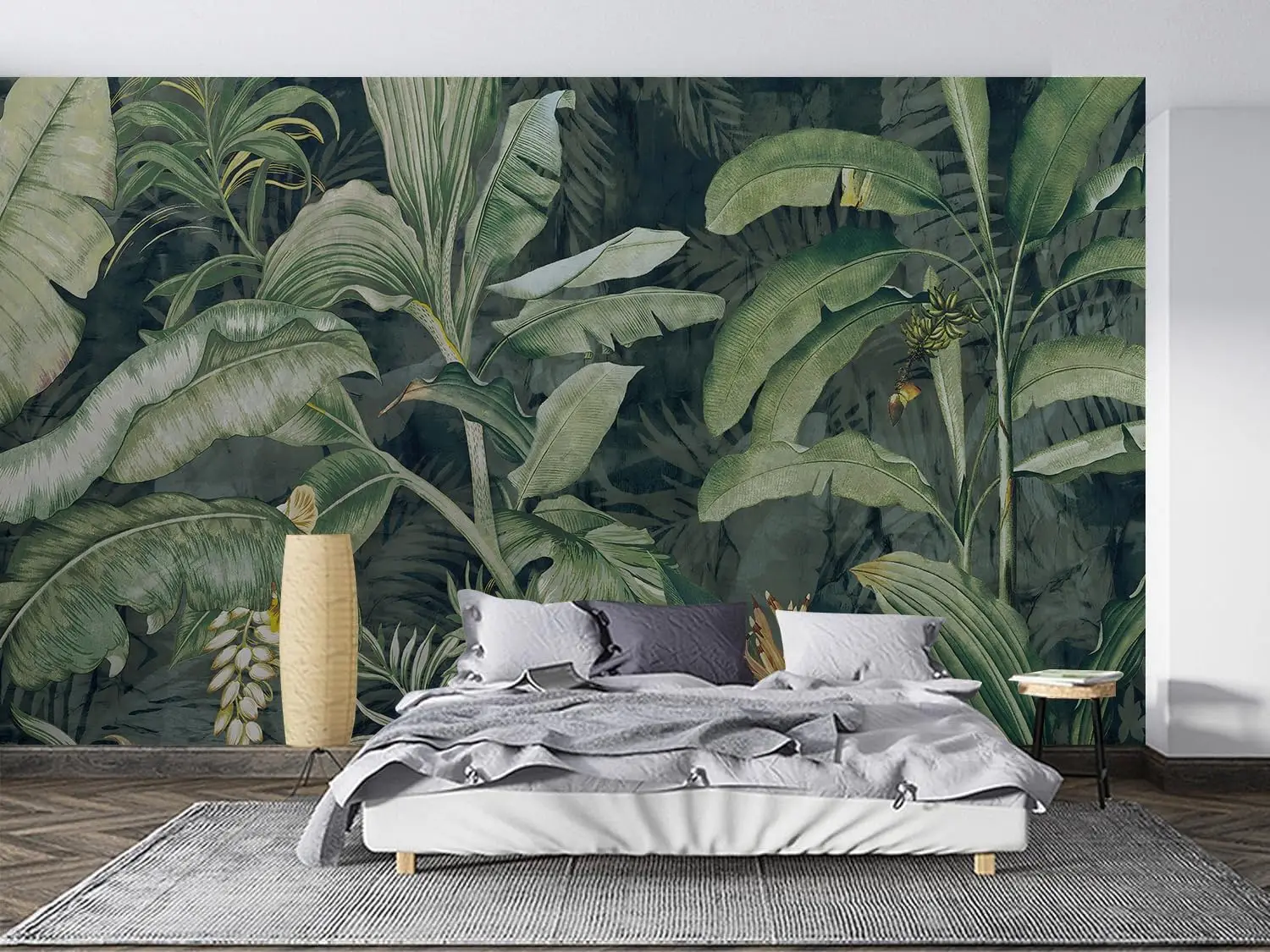 Tropical Jungle Photo Wallpaper Peel and Stick Mural Wall Decal Art Decor Luxury Home Room Backdrop  Lush Tropical Jungle Photo